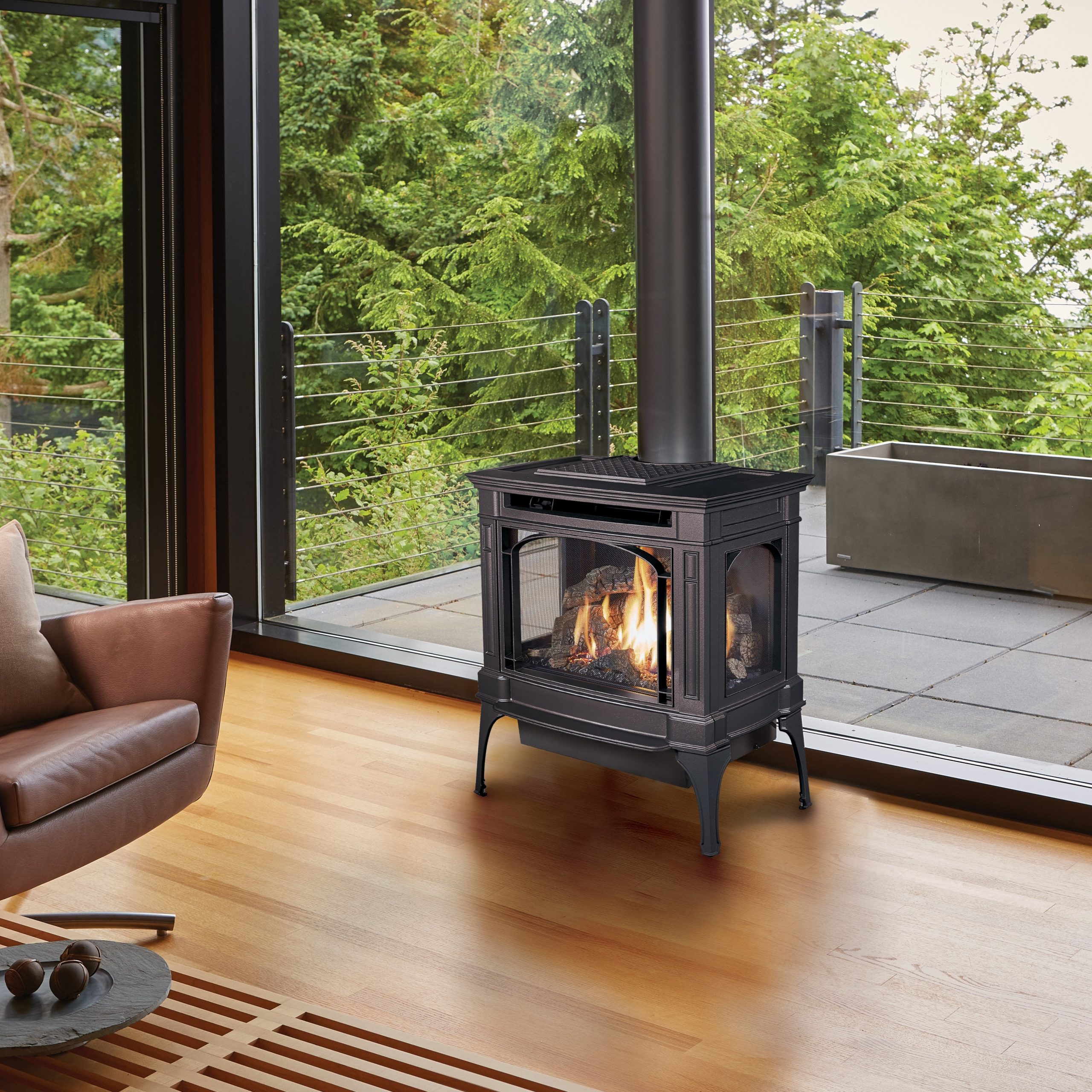 Travis Industries Lopi Berkshire Deluxe Gas Stove