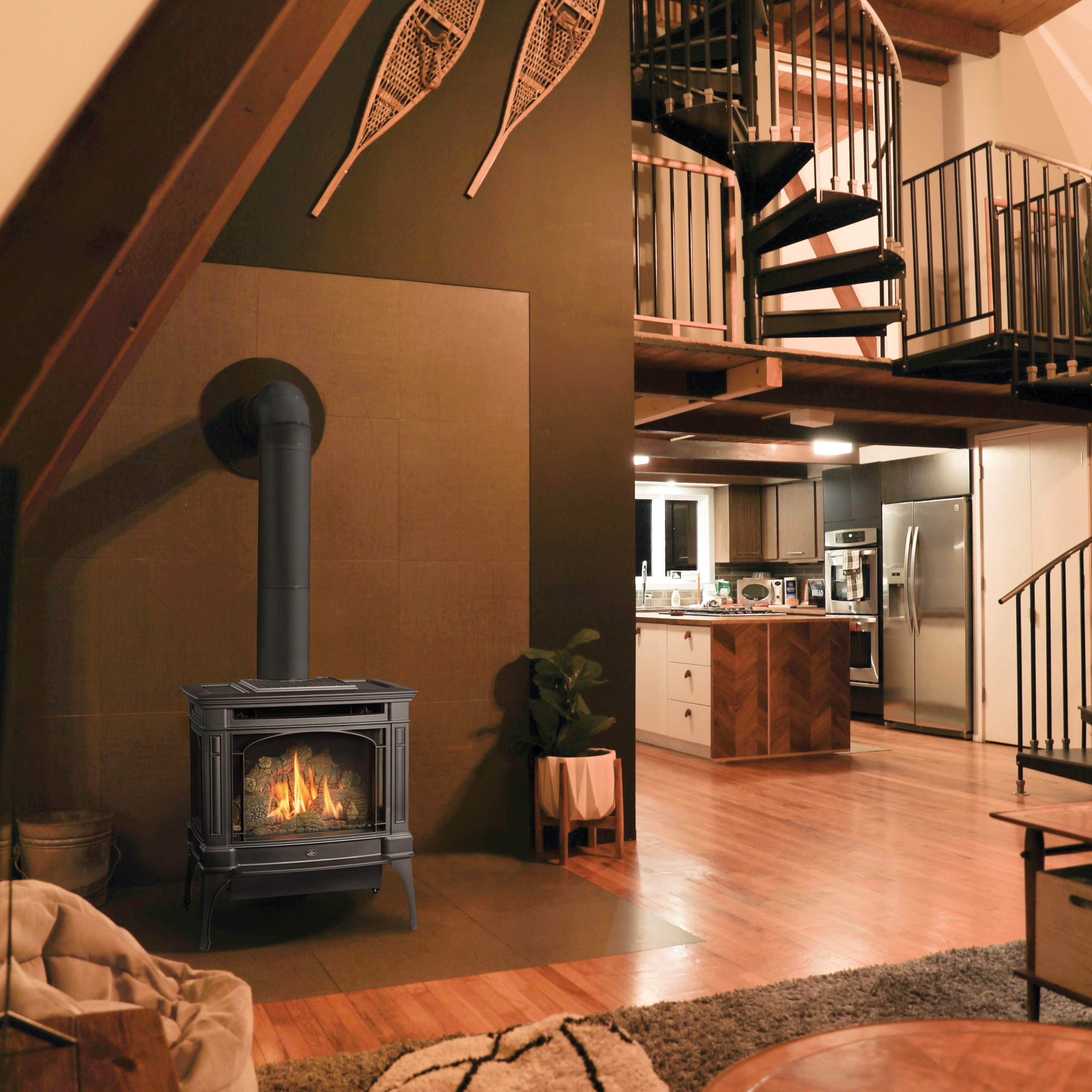 Travis Industries Lopi Berkshire Deluxe Gas Stove