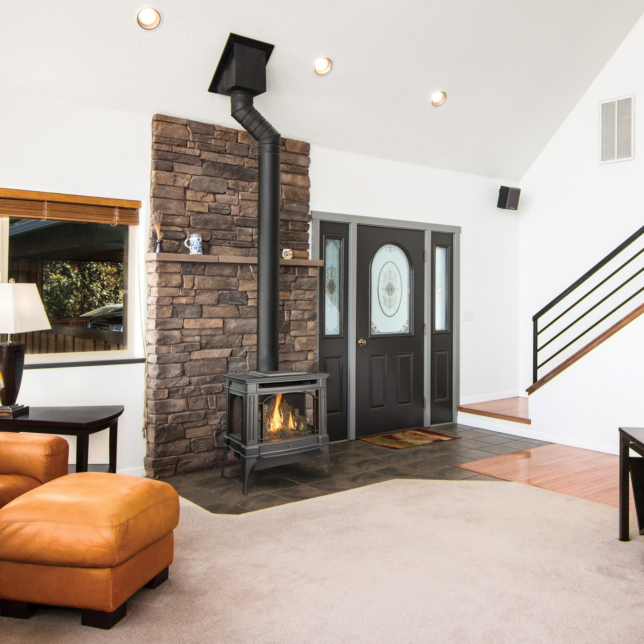 Travis Industries Lopi Berkshire Deluxe Gas Stove