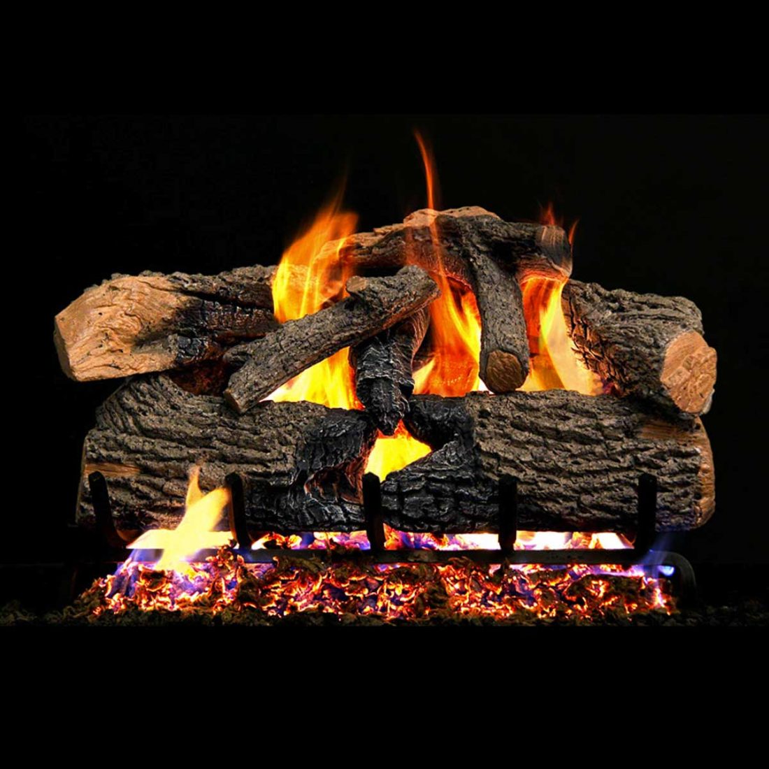 RH Peterson Real Fyre Gas Log Set Monroe Fireplace