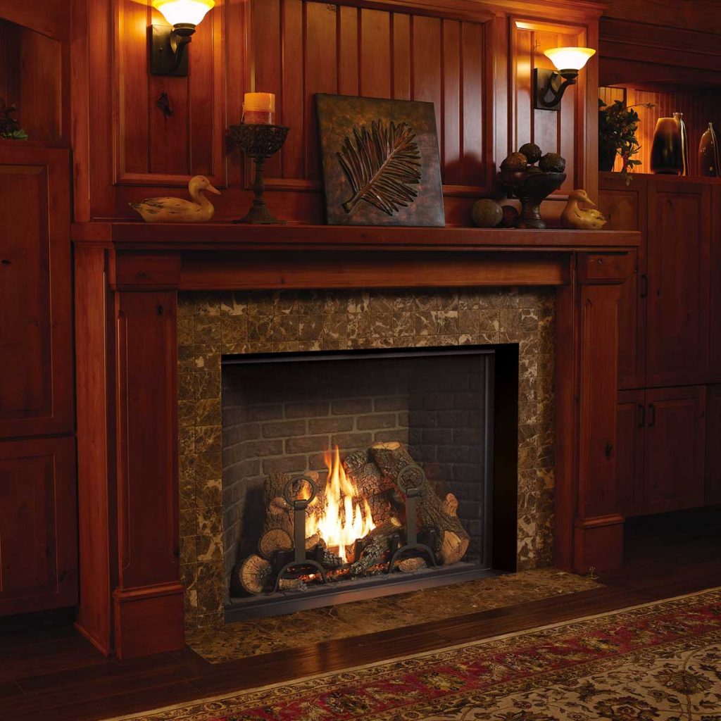 Fireplace Xtrordinair 4237 Clean Face Deluxe Gas Fireplace Monroe