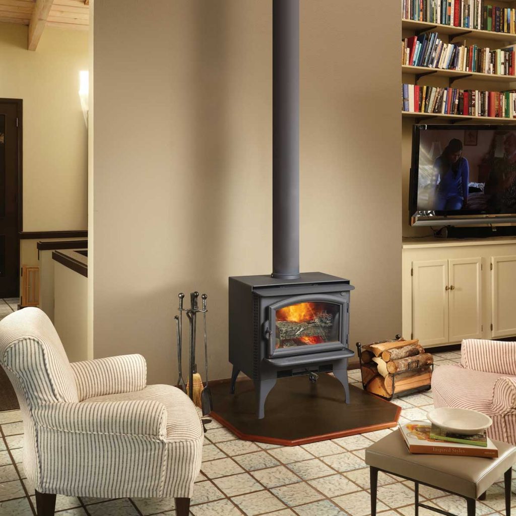 Lopi Answer NexGenFyre Wood Stove Monroe Fireplace