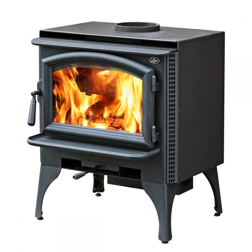 Lopi Answer NexGenFyre Wood Stove Monroe Fireplace
