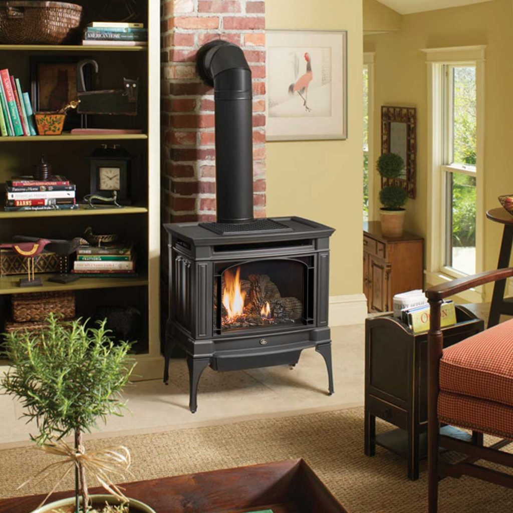 Lopi Berkshire Radiant Plus Medium MV Gas Stove Monroe Fireplace