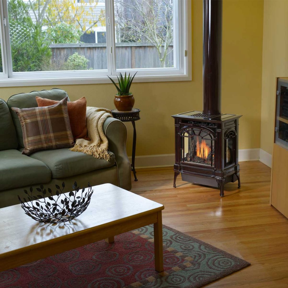 Lopi Northfield Deluxe Small Gas Stove Monroe Fireplace