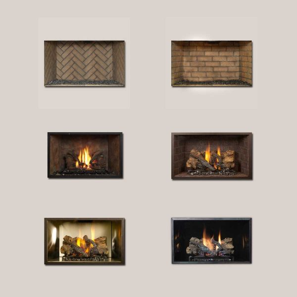 Fireplace Xtrordinair 564 TRV 25K Clean Face Deluxe Gas Fireplace
