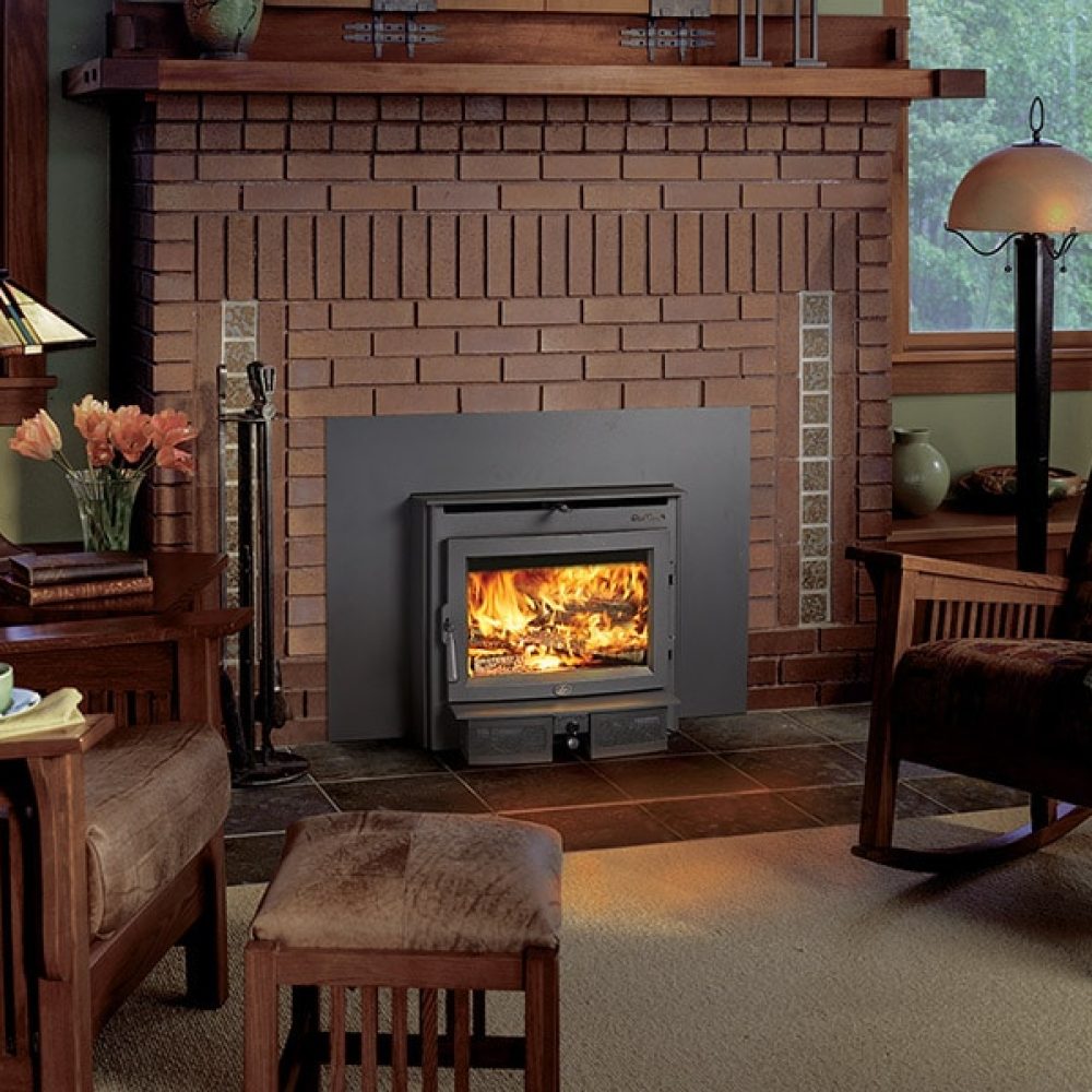 Lopi Evergreen NexGenFyre Wood Insert Monroe Fireplace