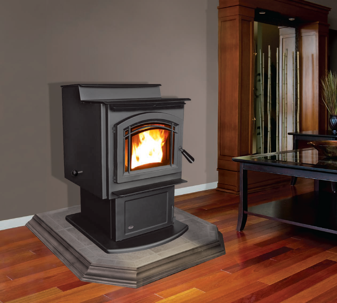 Enviro M55 Steel Pellet Stove Monroe Fireplace