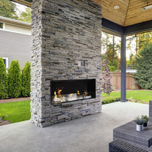 Fire Garden 6424 Outdoor Linear Fireplace