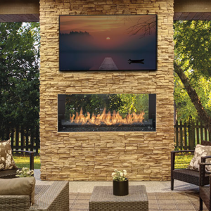 Fire Garden 6424 Linear Fireplace