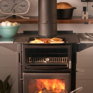 Applewood cookstove breakfast