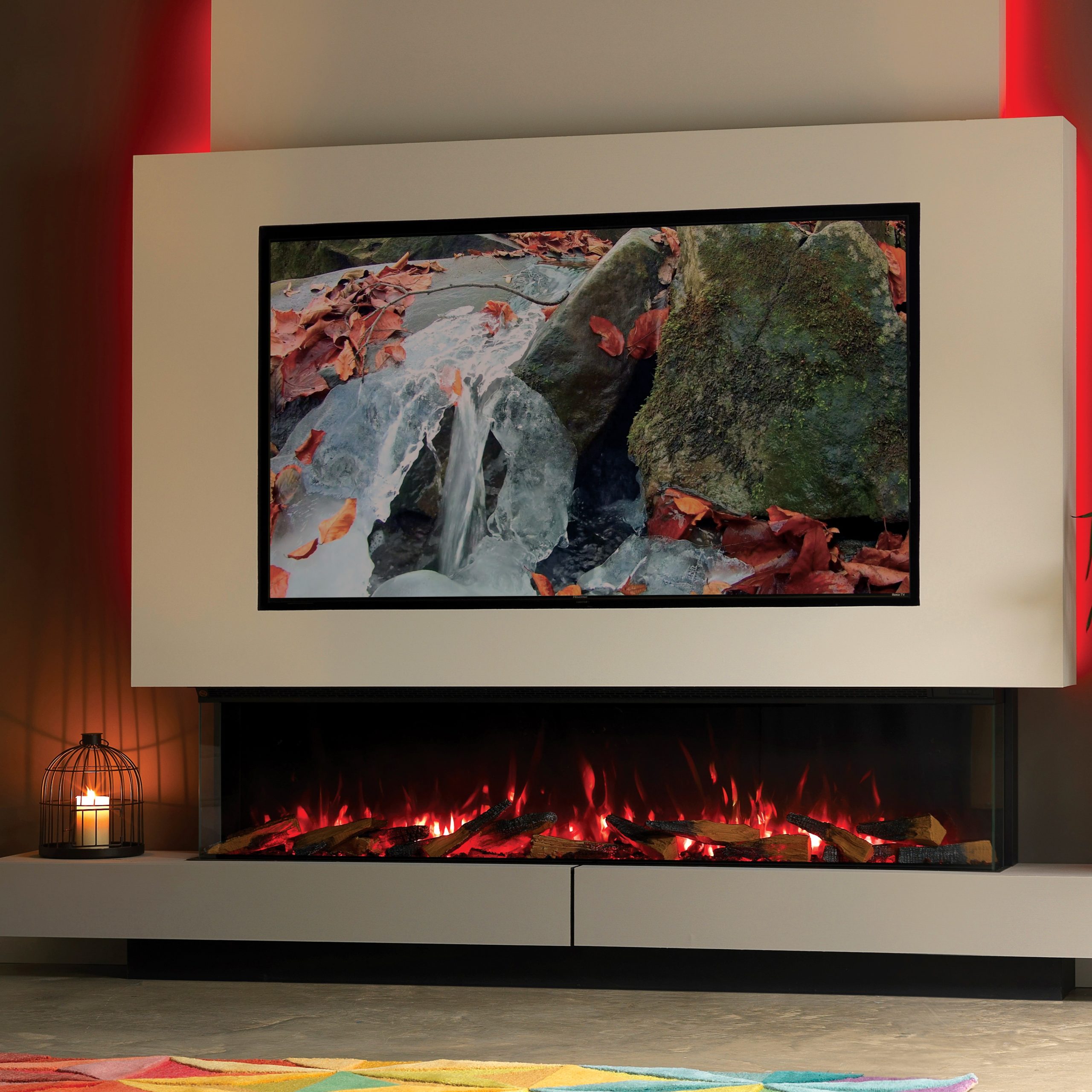 FPX GreenSmart Electric Fireplace with Optional Light Kit